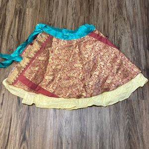 Sari skirt mini